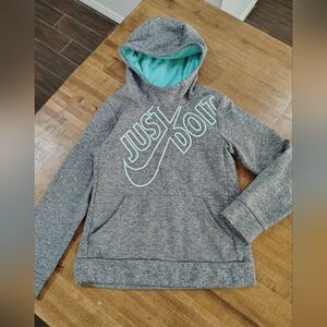 Nike Girls Just Do It Therma Pullover Training Hoodie SIZE M (8)